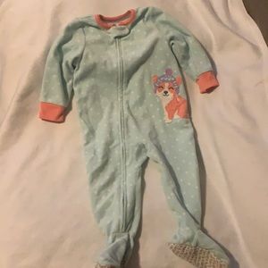 Girls fleece sleeper, x2